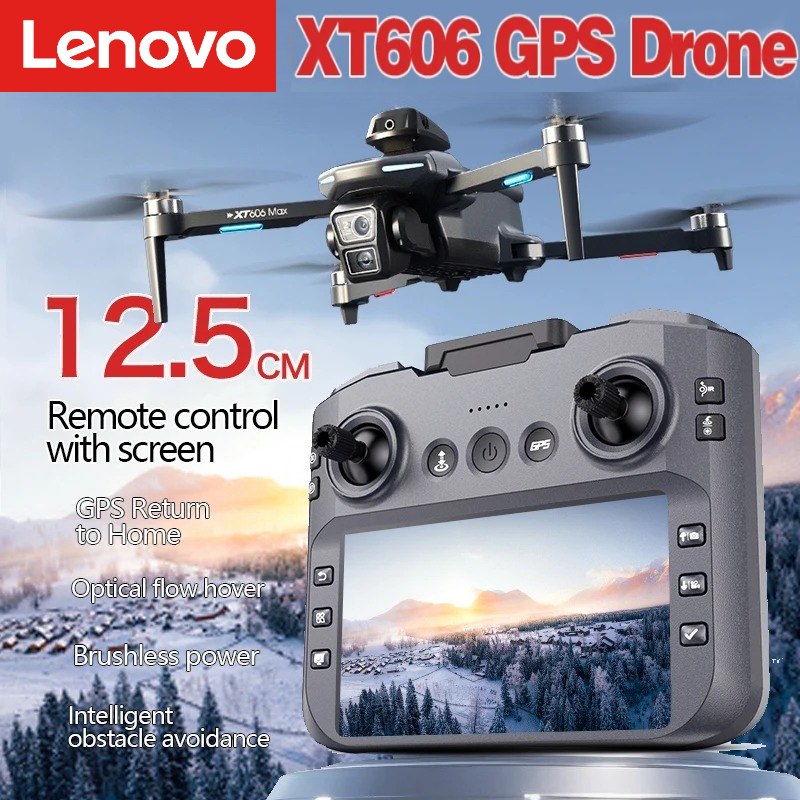Drone Kit With Camera - Lenovo XT606 MAX GPS-Drohne 4K Professionelle