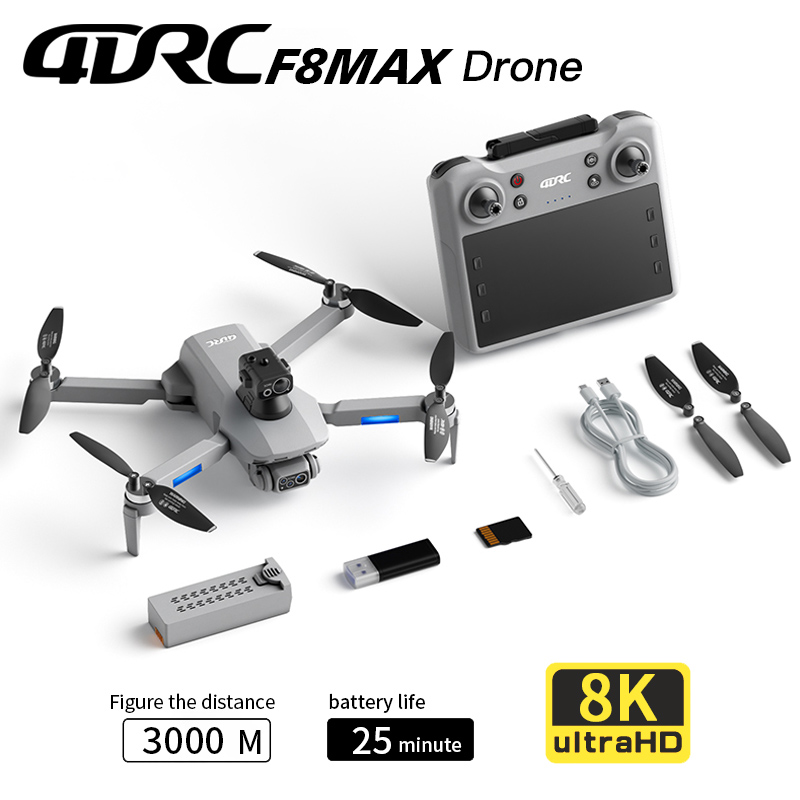 Drone Kit Professional - F8 MAX GPS-Drohne, professionelle 8K-Kamera, 5G