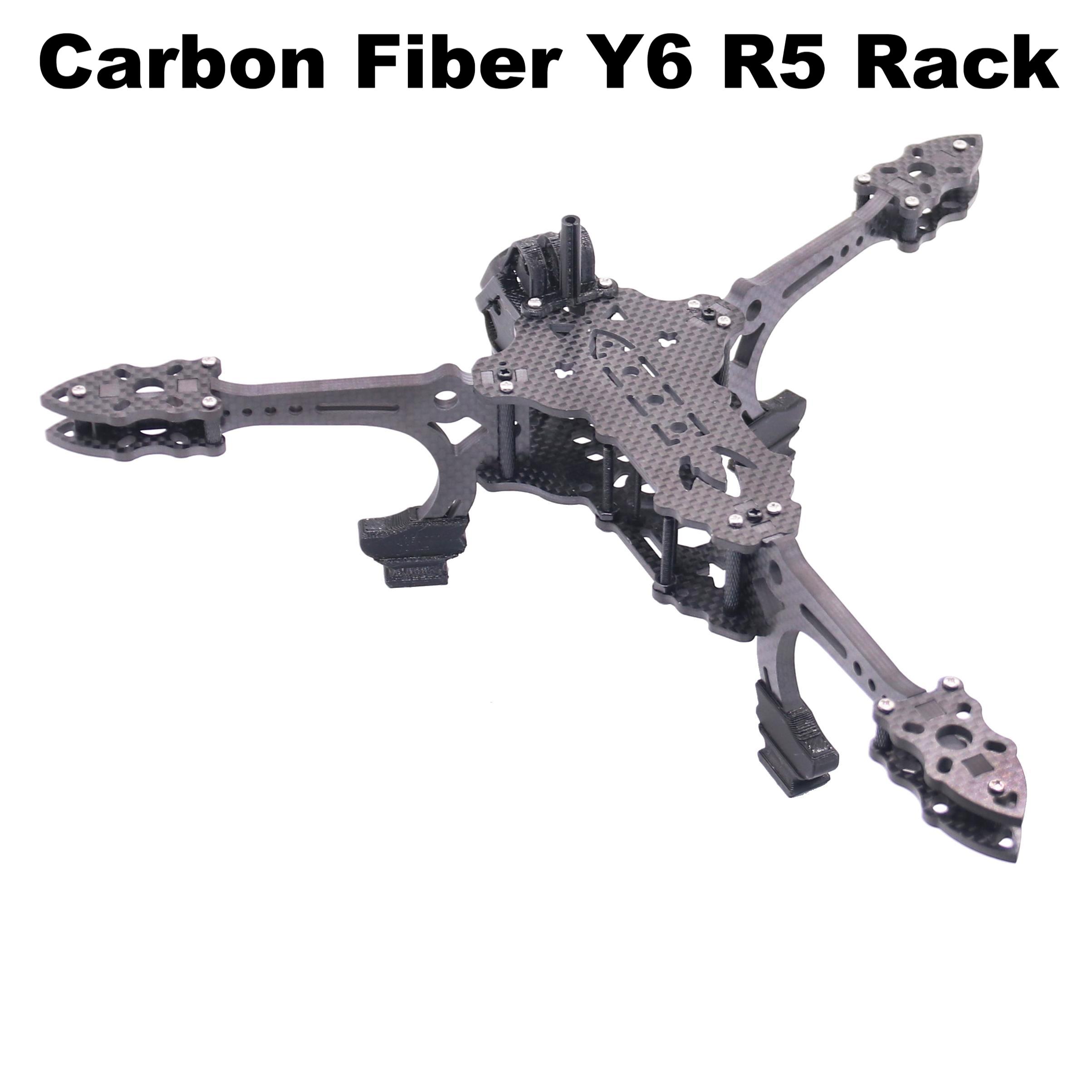 Drone Kit Octocopter - B-CUBE Y6R5 5-Zoll FPV Drohnen-Rahmenkit Kohlefaser-Rennquadcopter