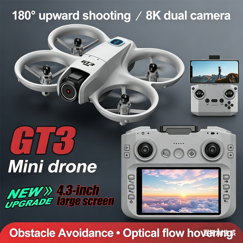 Drone Kit Tricopter - Mini-Drohne 2026 GT3/GT3 MAX Drohne 8K