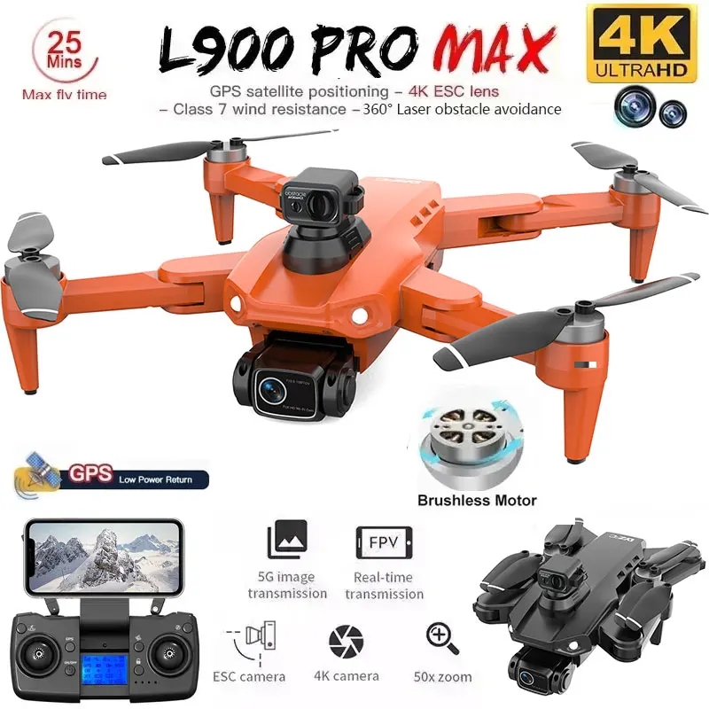 L900 Pro MAX GPS-Drohne 4K Pro – Drone Kit Professional Bewertung und Preis
