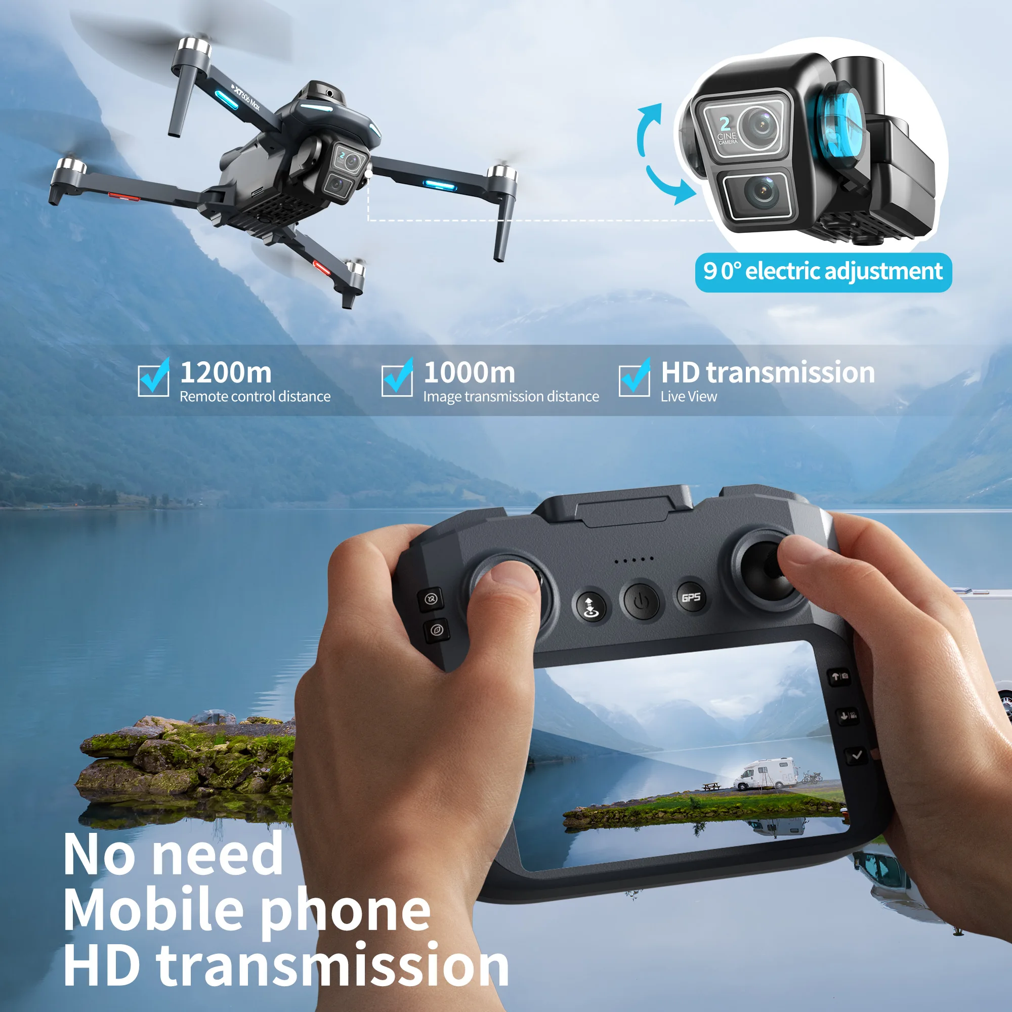 Lenovo XT606 Drohne Profession – Drone Kit With Camera Bewertung und Preis