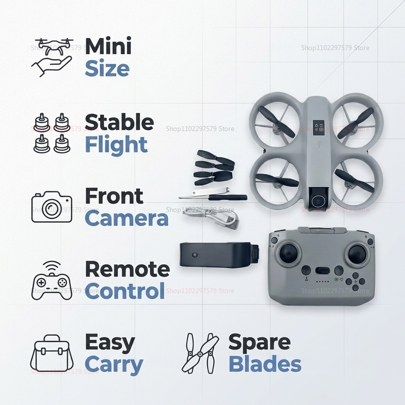 Mini-Drohne mit 8K HD-Kamera F – Drone Kit Tricopter Bewertung und Preis