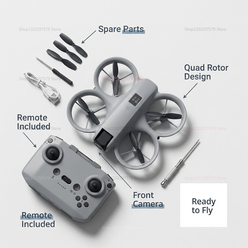 Mini-Drohne mit 8K HD-Kamera F – Drone Kit Tricopter Bewertung und Preis